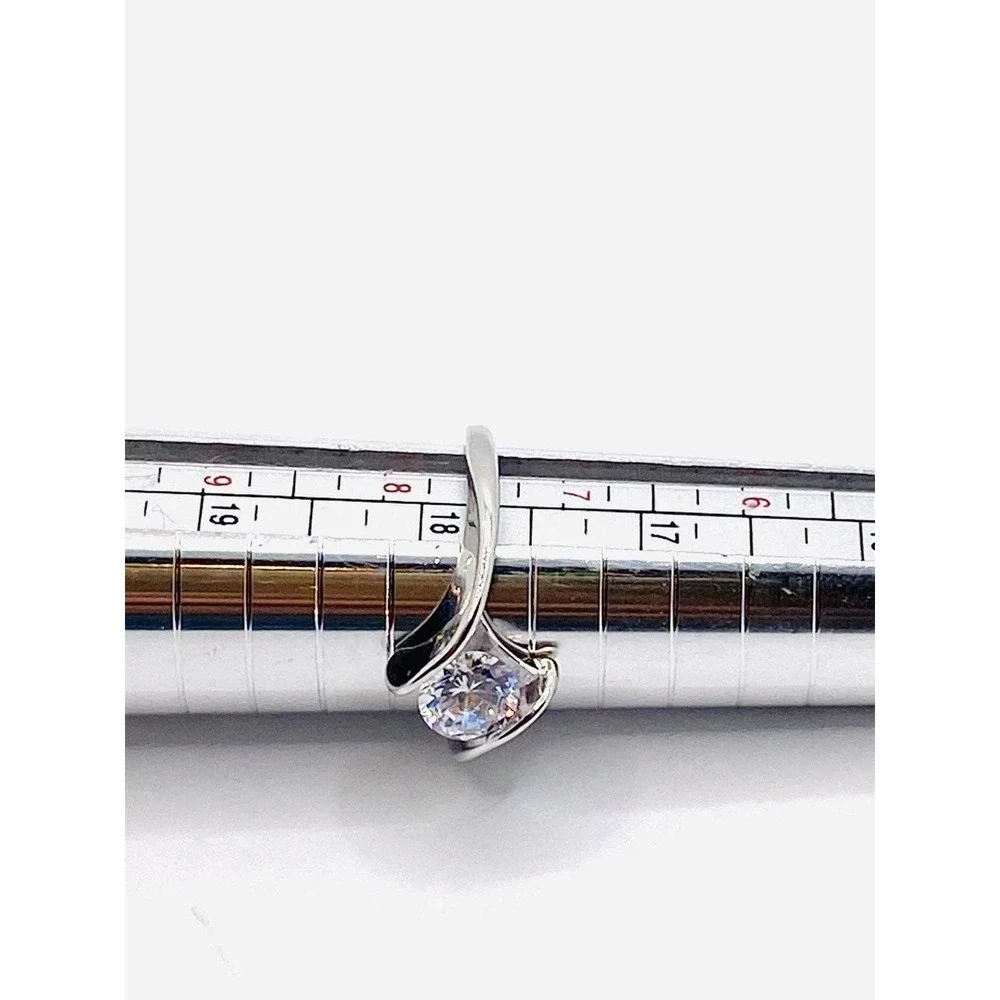 Ring Fashion CZ Semi Mount Size 7.5
